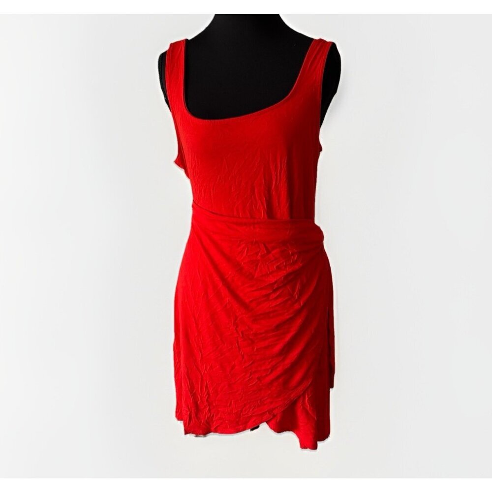 The Vanity Room Coverup Red Dress‎ Women's Size XL Resort Cruise Beach
